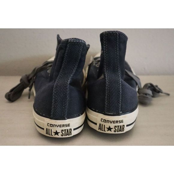 Converse 149466C Men's 7.5 Women's 9.5 Navy/Black Chuck Taylor Hi Top Sneakers - Picture 4 of 9